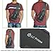 LC Prime Sling Bag Backpack Chest Shoulder Compact Fanny Sack Satchel Outdoor Bike nylon fabric black