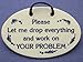Please Let me drop everything and work on YOUR PROBLEM. Ceramic wall plaques handmade in the USA for over 30 years. Reduced price offsets shipping cost.