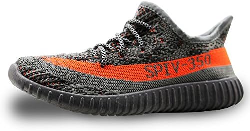 YEEZYM Fashion Lightweight Sneakers Unisex Shoes For Couple Men Women,Grey,37