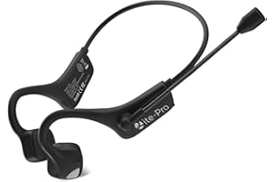 YouthWhisper Bone Conduction Headphones with Mic Bluetooth Headset Open-Ear Headphones Wireless Earphones with Boom Microphon