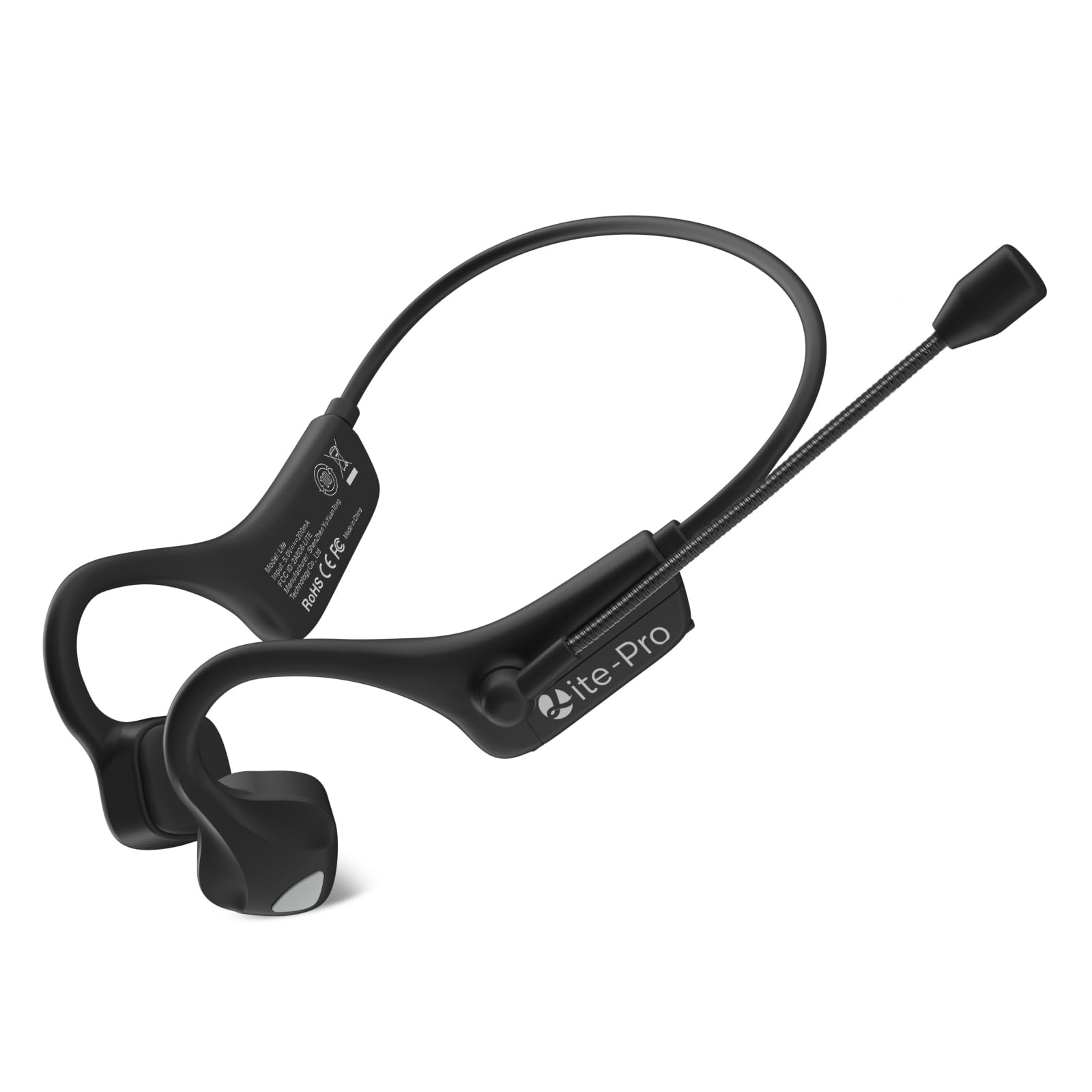 Photo 1 of YouthWhisper Bone Conduction Headphones Bluetooth with Mic Wireless Computer Headsets with Microphone Open Ear Bluetooth Earphones Noise Cancelling Multi-Point Connection for PC, Working
