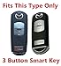Rpkey Silicone Keyless Entry Remote Control Key Fob Cover Case protector Replacement Fit For Mazda 3 CX-3 CX-5 CX-7 CX-9 WAZSKE13D01 SKE13D-01 662F-SKE13D01 KDY3-67-5DY