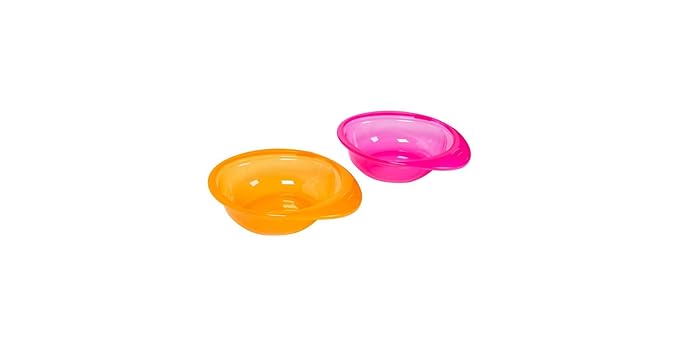 Mothercare First Tastes Weaning Bowls, Pink, Pack of 2