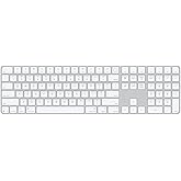 Apple Magic Keyboard with Touch ID and Numeric Keypad for Mac Models with Apple Silicon - US English - White Keys, Bluetooth, Bluetooth