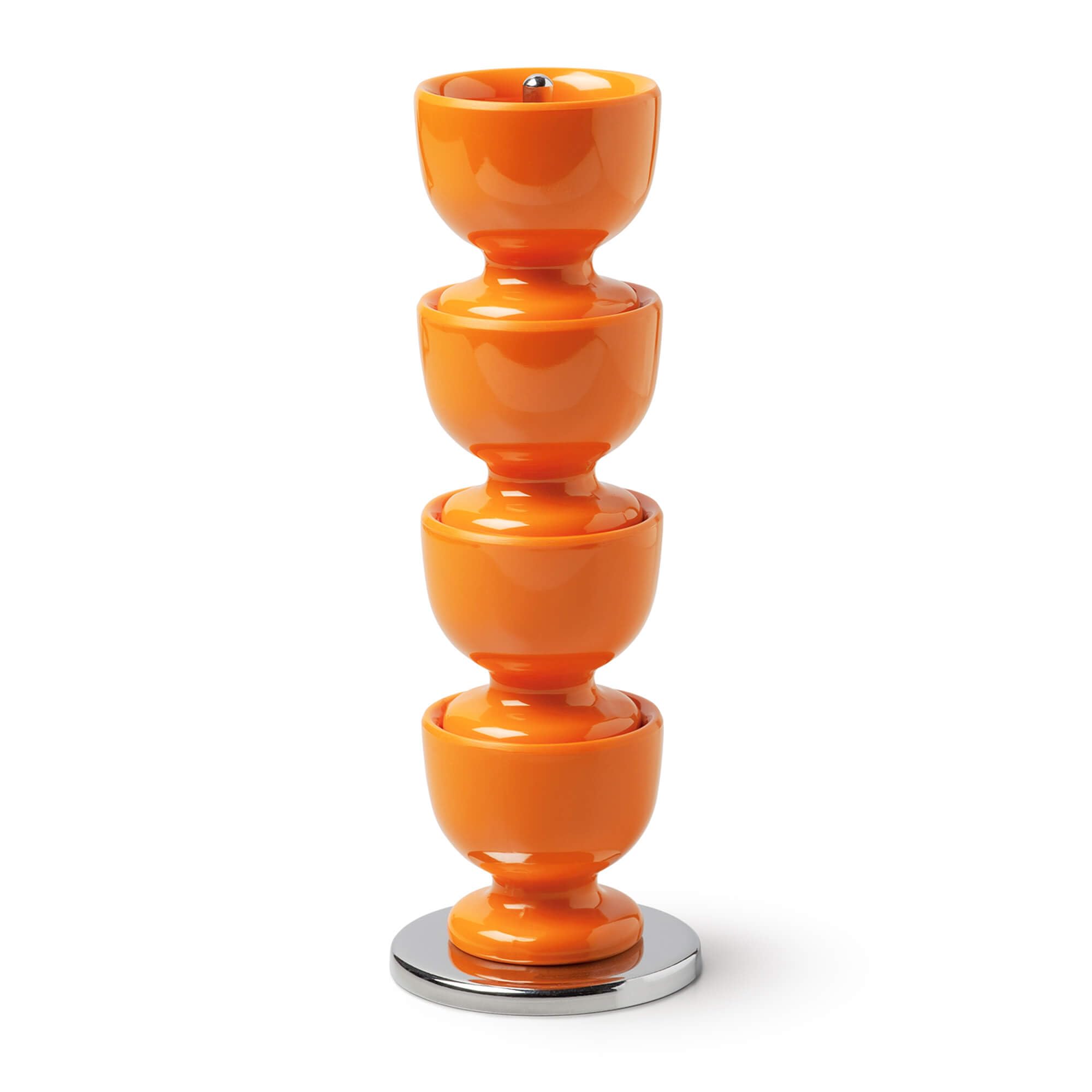 Zeal G277O Set of Egg Cups, Melamine, Neon Orange