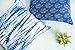 Decorative Throw Pillow Covers for Couch Sofa or Bed Room, Bohemian Cushion Cover Throw Set of 4 Geometric Design 18x18 Elephant Tie Dye Designer Cotton Pillow Cases for Bedroom, Indigo Blue Theme