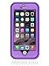 Armour Shell Rugged Waterproof Case for iPhone 6 with Apple Cell Charging Cable - Purple