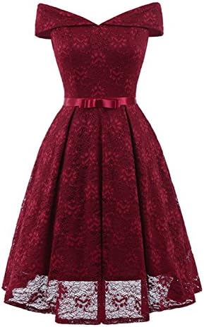 MILANO BRIDE Cocktail Dress For Women Lace Off-The- Swing Dress For Juniors