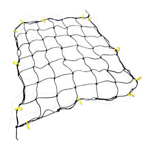 Tooluxe 50970L Extra Large Bungee Cargo Net with 28 Hooks, 72” x 96” | Lightweight, Flexible and Compact