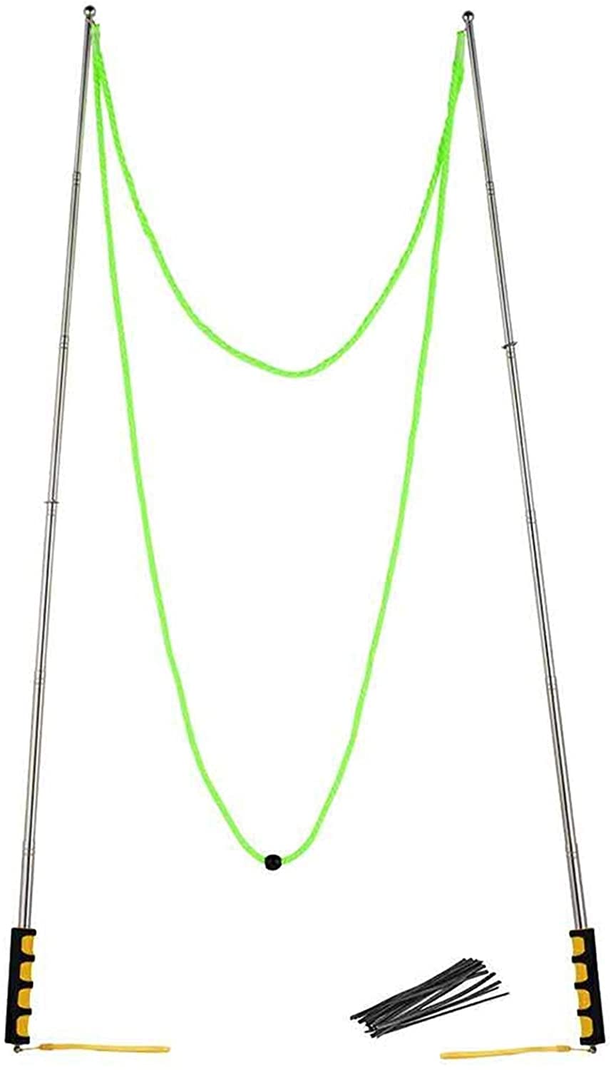 Ubitree Giant Bubble Wand, Soap Bubble Toys for Kids, Stainless Steel Big Bubble Wand Telescopic Design, Easy to Carry, Outdoor Toys for Birthday, Wedding, Party, Garden Games Yellow