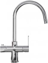 Franke Minerva 3 in 1 Instant Hot Water Tap Chrome Kettle Tap with Tank view 1