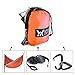 WINNER OUTFITTERS Single Camping Hammock with Tree Straps - Lightweight Nylon Portable Hammock, Best Parachute Double Hammock for Backpacking, Camping, Travel, Beach, Yard Orange/Grey, 55