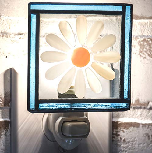 Flower Night Light Decorative Accent Lite Wall Plug in Nightlight for Hallway Bedroom Bathroom Nurse - //coolthings.us