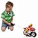Red and Gold 'Speed Demon' Electric Radio Remote Controlled Racing Motorcycle with Driver, Lights & Sound Effects by Dimple
