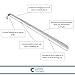 Comfy Clothiers - Perfect Metal Shoe Horn Long Handle (16.5