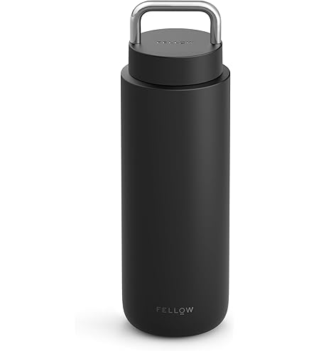Fellow 16 Oz Carter Bundle (3 In 1) Travel Mug With Slide-Lock, Move & Cold Lids With Straw - To-Go Coffee Tumbler, Ceramic Interior & Vacuum-Insulated Stainless Steel - Coffee Cups-Sand - View #12