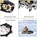 Tenei Crampons Microspikes Traction Cleats Ice Snow Grips Ice Cleats with 19 Spikes for Walking, Jogging, Climbing and Hiking on Snow, Ice, Mud, Sand and Wet Grass