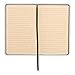 Samsill Vintage Hardcover Notebook, 200 Lined Notebook Pages, Black, 5.25 x 8.25 Inch
