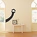 BIBITIME Long Neck Ostrich Wall Decal Animal Head Art Vinyl Sticker for Living Room porch Nursery Bedroom Kids Room Decor 16.92