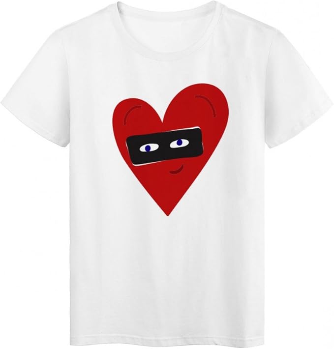 tee shirt blanc et rouge