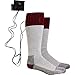 Turtle Fur Lectra Sox Wader Socks, Electric Battery Heated Socks, Maroon - X-Small/Small