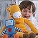 Zubels Baby Riley The Robot Hand-Knit Plush Doll Toy, All-Natural Fibers, Eco-Friendly, 100% Cotton, 14-Inch