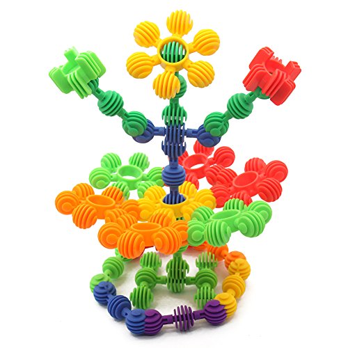 Kvvdi 50pcs Sunflower Building Blocks Interlocking Toys for Kids - Thumbnail 6
