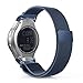 Gear S2 Watch Band, MoKo Milanese Loop Stainless Steel Mesh Bracelet Smart Watch Strap + Connector for Samsung Gear S2 SM-R720 & SM-R730 Smart Watch (NOT FIT Gear S2 SM-R735), BLUE