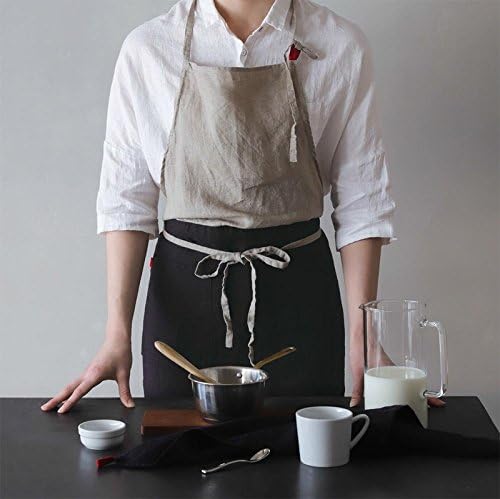 Lino e Linaリーノ・エ・リーナフルエプロン カリーナ ノワール