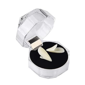 OverDose Damen Vampir Zähne Zähne Prothesen Halloween Cosplay Clubbing Bar Kostüm Requisiten Party Favors Horror Scary Trick 
