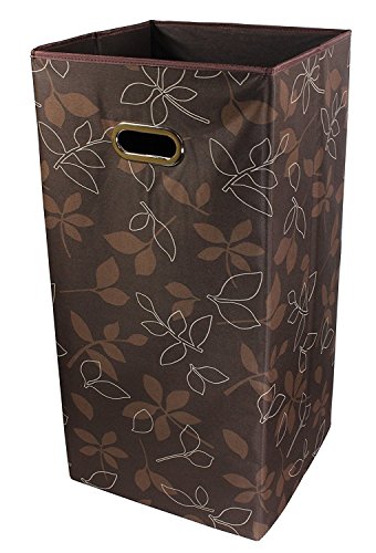 Paffy Foldable Laundry Basket & Bag Hamper - Paf 014S,Brown,Standard,Nylon