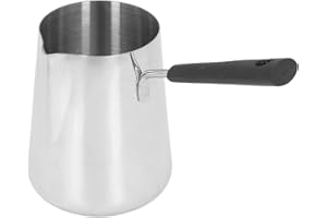 Butter Warmer, Easy Melting Cauldron Stainless Steel Spout Design Turkish Coffee Pot for Cooking, 1000ml Small Saucepan
