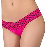 Fiori Women's Waist Lace Sexy Low-Rise Thong Panty (Pack of 5)