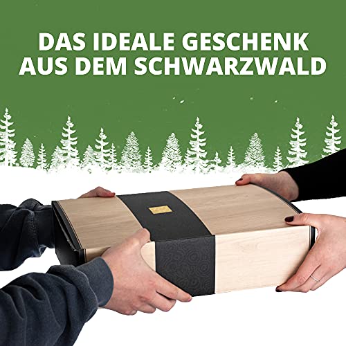 Schwarzwald Metzgerei - Geschenkset "Vesper" mit verschiedenen Wurtsspezialitäten, einem Gourmet-Senf und hervorragenden Weißwein - 8-teilig – Bild 5