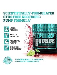 Bomba sin cafeína y suplemento de pre-entrenamiento Nootrópico, polvo de preentrenamiento no...
