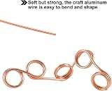 Tenn Well Aluminum Craft Wire 9 Gauge 3mm 50 ft Copper Color Anodized view 2