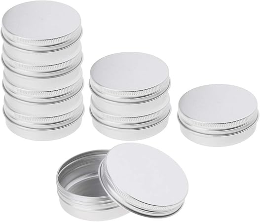 Compra Ogquaton Paquete de 8 ml Bálsamo Labial Redondo de Aluminio