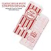 1 oz Paper Popcorn Bags Bulk (500 Pack) Small Red & White Pop-corn Bag Disposable for Carnival Themed Party, Movie Night, Halloween, Popcorn Machine Accessories & Supplies, Individual Servings
