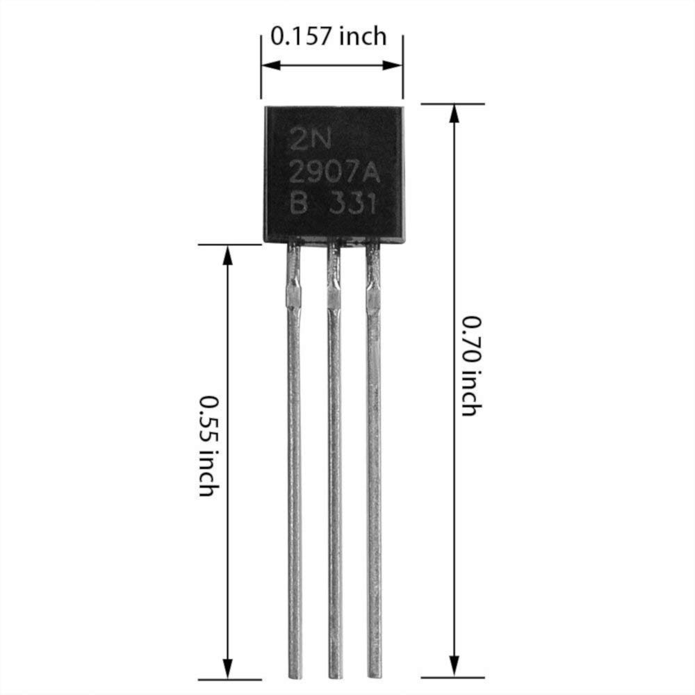 Mua Transistors Assortment Kit with Resistor Pack, 210 PNP and NPN BJT ...