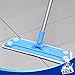 MR.SIGA Microfiber Floor Mop - Pad Size 43 x 14cm, 1 Free Microfiber Refill Included