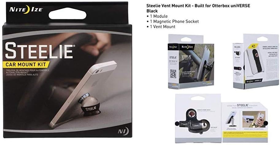 Nite Ize Steelie Universal Adhesive Replacement Kit For Dash Mount And Phone Sockets Automotive Car Cradles