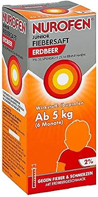Nurofen Junior Fiebersaft Erbeer 2 100 Ml Losung Amazon De