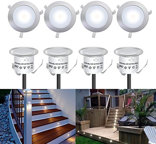 φ22mm Recessed Lighting Fixture LED Downlight 7W Easy Installation Retrofit 4000K (Day Light) Energy Satr Ceiling Down Light (Warm White Pack of 8)