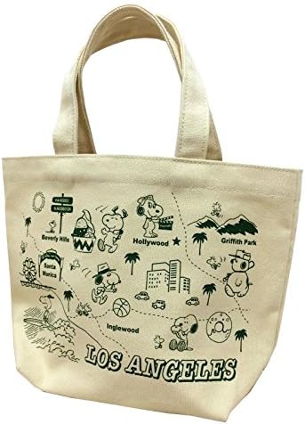 Amazon カミオジャパン スヌーピー トートバッグ ミニ ロサンゼルス グリーン 813 ランチバッグ ランチ巾着 ランチベルト オンライン通販