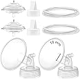 Maymom Pump Parts Compatible with Spectra S1 S2 9 Plus Electric Breastpump, 18mm Flange Valve Tubing Backflow Protector, Not Original Spectra Replacement Pump Parts Accessories