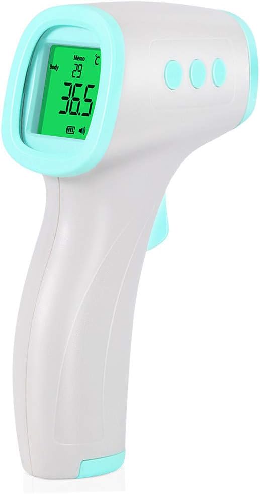 EERTX Forehead Thermometer for Adults, Infrared No Touch Thermometer for Fever, Sutiable for Baby Indoor and Outdoor Use with Instant Read. Sky Blue