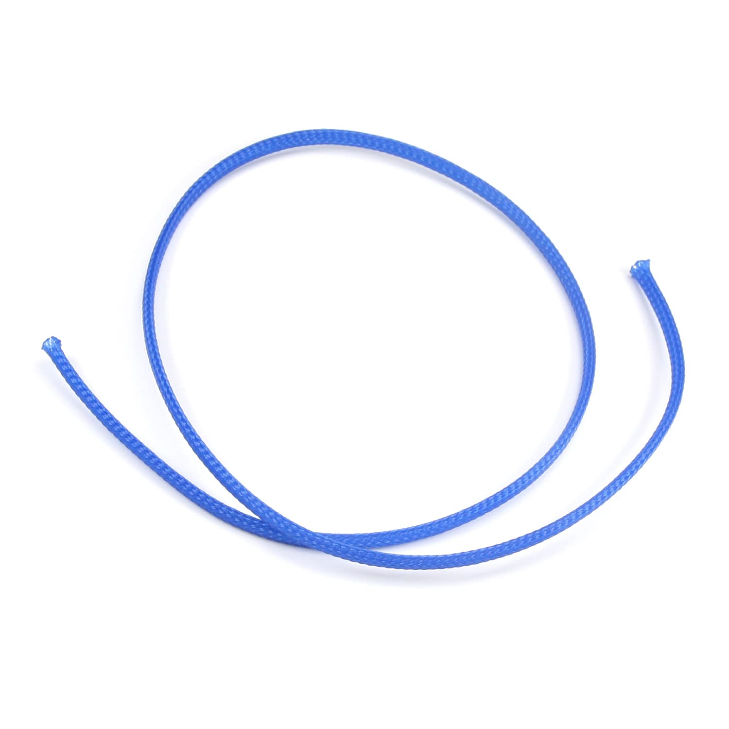 Othmro 1Pc Cable Tidy Sleeve, 0.5m Cable Protector, Desk Cable Management Cable Organizers Wire Tidy for TV/PC USB Cable, Pet Cable Protector, Blue (Width: 4mm)