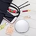 Gotofine LED Lighted Travel Makeup Mirror, 1X & 7X Magnification - Double Sided, Luxury, Portable, Compact, Illuminated Folding Travel Mirror