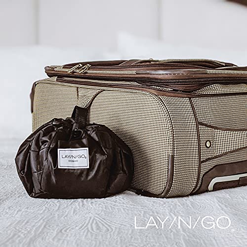 LaynGo Cosmo Deluxe Drawstring Cosmetic & Makeup Bag Organizer