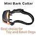 Classic Miniv - Vibration No Hurt Bark Dog Collar Extra Small Toy Dogs 4lbs to 14lbs Bark Training Solution 2018 Best Anti Bark Collar 100% Lifetime Product Warranty